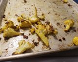 A picture of step 5 of Baked Curry Cauliflower.