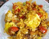 A picture of step 4 of Egg Bhurji (Indian-Style Scrambled Eggs).