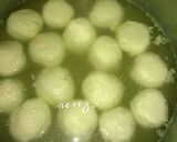 A picture of step 4 of Rasbhare Rasgulle.