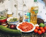 Tacos minute steak csíkok guacamoléval - LC recept fázis 1 fotója