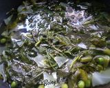 A picture of step 2 of Green Vegetables Soup.