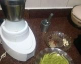 A picture of step 3 of Hare Matar ki daal.