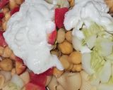 मेयो चना पास्ता सलाद (Chana pasta salad recipe in hindi) रेसिपी चरण 3 फोटो