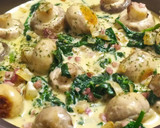 Foto del paso 2 de la receta: Champiñones con espinacas