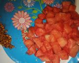 A picture of step 2 of Watermelon cream.