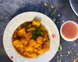 A picture of step 3 of Paten Dankalin Hausa/ Sweet potato porridge.