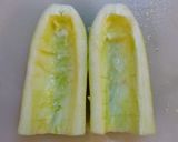 Foto del paso 1 de la receta: 170.🥒Pepino relleno vegetariano🍅