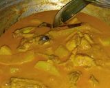 Foto langkah ke 3 dari resep Gulai ayam dan kentang.