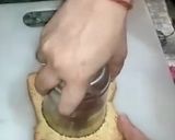 A picture of step 1 of Bread Burger.