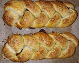 Kakaós fonott kalács egyszerűen recept fázis 3 fotója