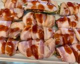 A picture of step 2 of Jalapeño Beef Poppers.