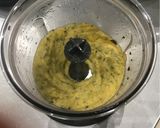 A picture of step 4 of Gnocchi with squash & sage purée.