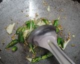 A picture of step 3 of Methi ki sabzi.