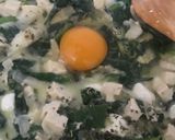 A picture of step 5 of Vegetarian Filo Samosas Filled with Four Cheeses and Spinach.