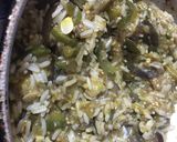 Foto del paso 4 de la receta: Zapallitos revueltos con berenjena y arroz