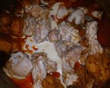 A picture of step 4 of Chicken qorma.