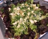 Une image de l'étape 7 de Feuille de chêne au gorgonzola et basilic.