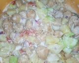 A picture of step 5 of Salad Boondi.
