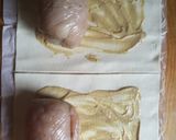 Csirkemellbe teker sonka, sajt-Leveles tésztában sütve! recept fázis 6 fotója