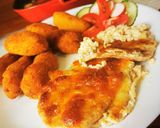 Sajtos-fokhagymás karaj recept fázis 4 fotója