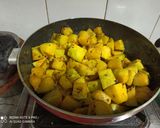 A picture of step 11 of Pethe Ki Sabzi.