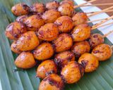 Foto langkah ke 7 dari resep Sate Telur Puyuh Bumbu Kecap Meresap ala Jogja.