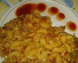 A picture of step 4 of Chicken vegetable pasta.