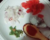 A picture of step 1 of Veg Twa sendwich.