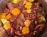 Hình bước làm 1 của món Bò Kho