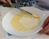 Hình bước làm 7 của món Hokkaido milk crepe