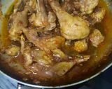 A picture of step 10 of Chicken Shinwari Karahi with cream.
