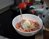 Foto del paso 2 de la receta: Albóndigas de pavo y espinacas en Instant Pot