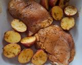 Foto del paso 3 de la receta: Muslos con papas al horno