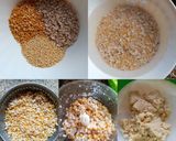 A picture of step 1 of Daal vada.