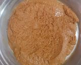 A picture of step 3 of Besan ladoo.