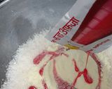A picture of step 1 of Rooh Afza Modak.