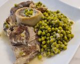 Une image de l'étape 5 de Petit pois au veau / tajine djelbana.