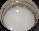 A picture of step 1 of Sago Sabudana Dry Fruits kheer.