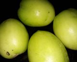 A picture of step 1 of Green Tomato Ki Khatti Meethi Sabji.