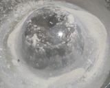 A picture of step 9 of Choco mirror allian glaze chocolate cake.