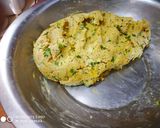 A picture of step 1 of Dal Parantha.