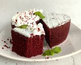 Foto langkah ke 9 dari resep Red Velvet 1 Telur.