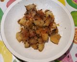 Foto del paso 4 de la receta Calabaza, patata y cebolla al horno con algas