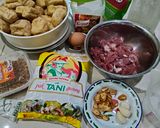 Foto langkah ke 1 dari resep Tahu Bakso Daging Sapi.