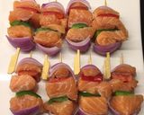 Foto del paso 3 de la receta: Brochettes de Salmon Rosado