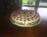 Foto del paso 11 de la receta: Tarta de frambuesa con grosellas 🍰⭐️❤️