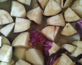 A picture of step 2 of Grilled Carom seed Paratha With Eggplants masala(tacos).