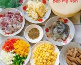 Hình bước làm 1 của món Bánh pizza thập cẩm