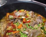 Foto del paso 6 de la receta: Guiso de Carne de Cordero con Yerbas Aromáticas de mi Huerto