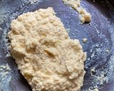 A picture of step 1 of Makhan Malai Peda.
